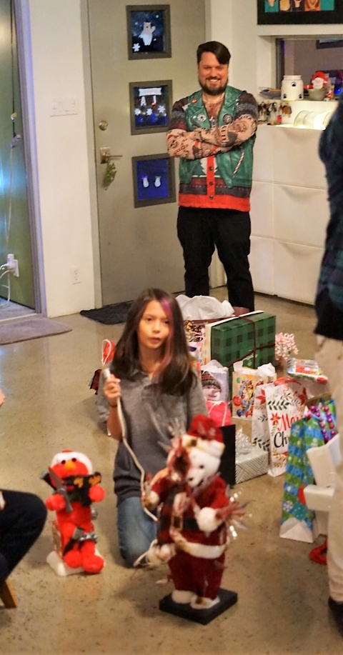 creepy animatronic christmas doll