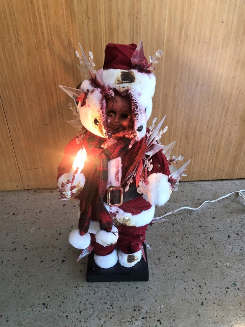 christmas zombie doll robot