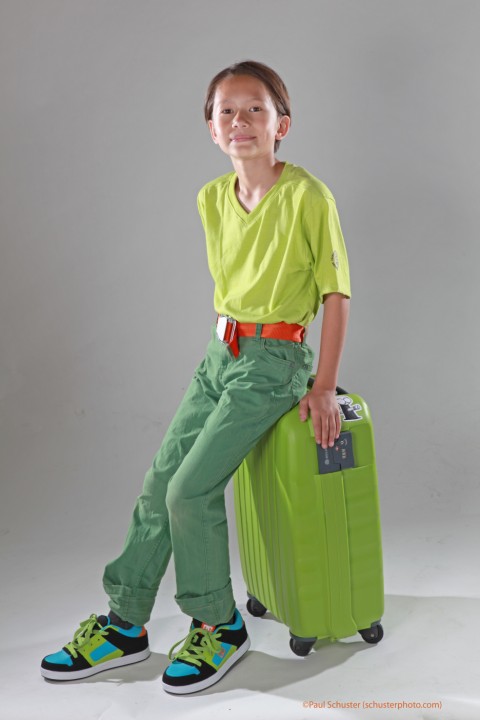 delsey luggage green