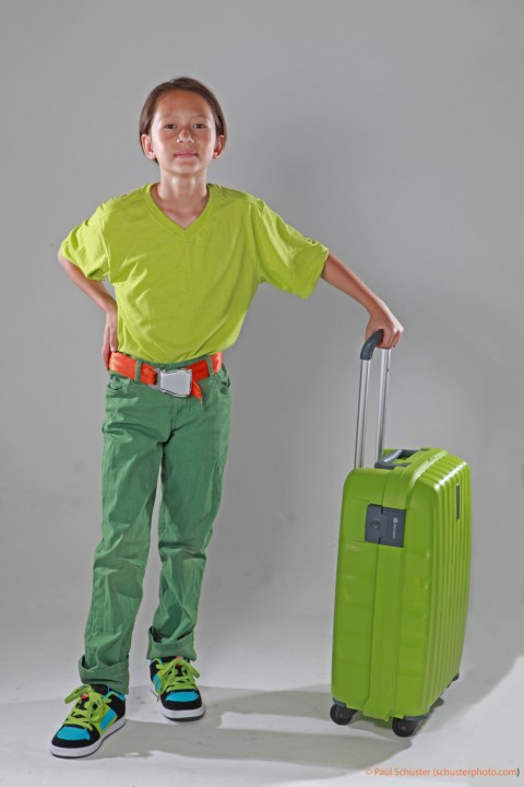 delsey luggage green