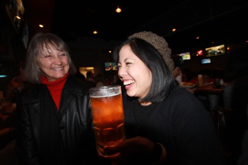 big beer at pluckers