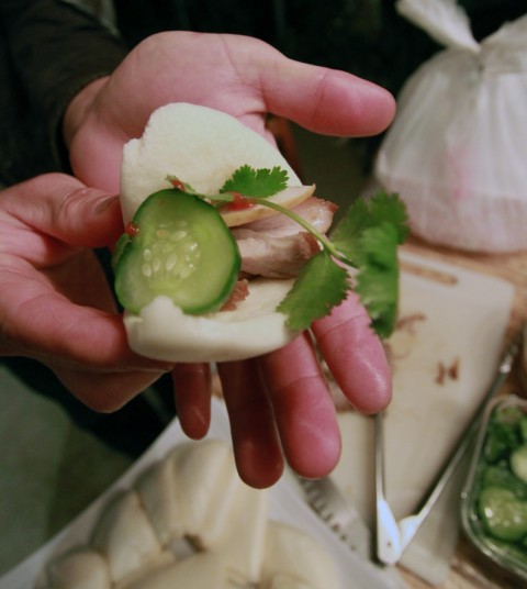 pork belly braised in wine and truffle