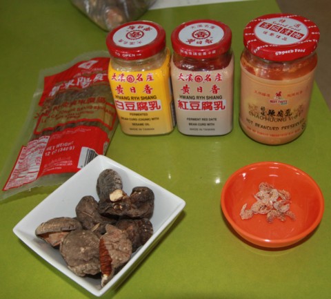 trio of fermented bean curd