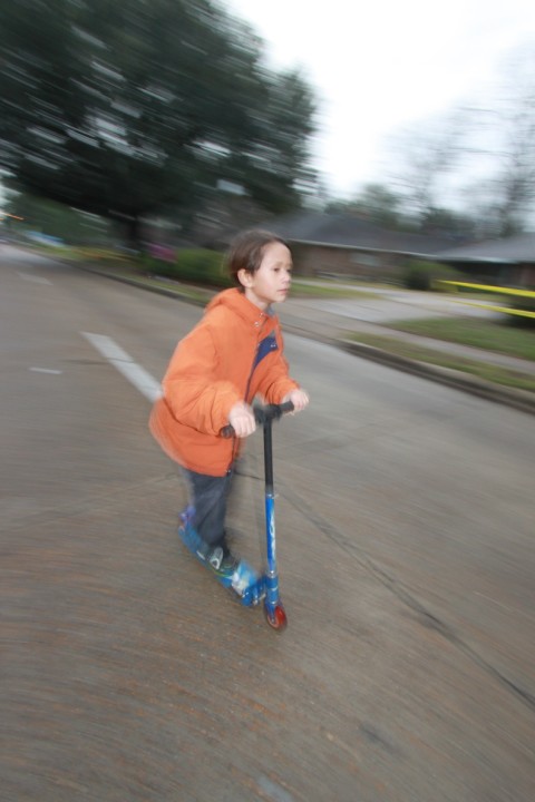 scooter in the street for mardi gras scooter in the street for mardi gras