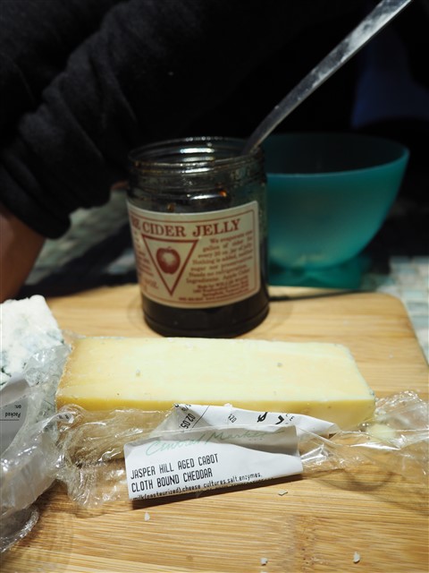 jasper hill aged clothbound cheese and cider jelly vermont in wimberley