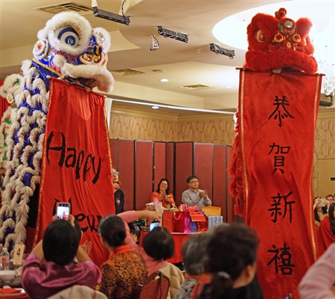 chinese new year austin csa summit lion dancers