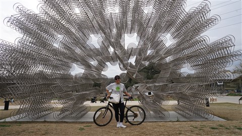 austin ai weiwei forever bicycles hike and bike path