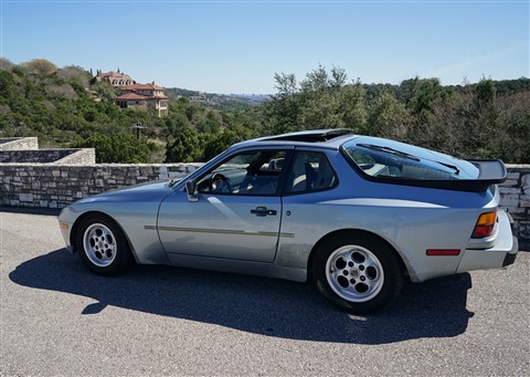 porsche 944 85.5 Glacier Blue Metallic, code LY5U