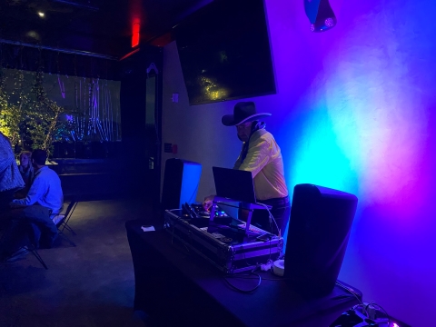 sway DJ austin rooftop party