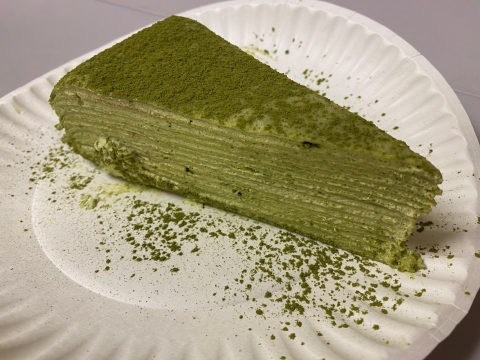 matcha green tea layer cake 