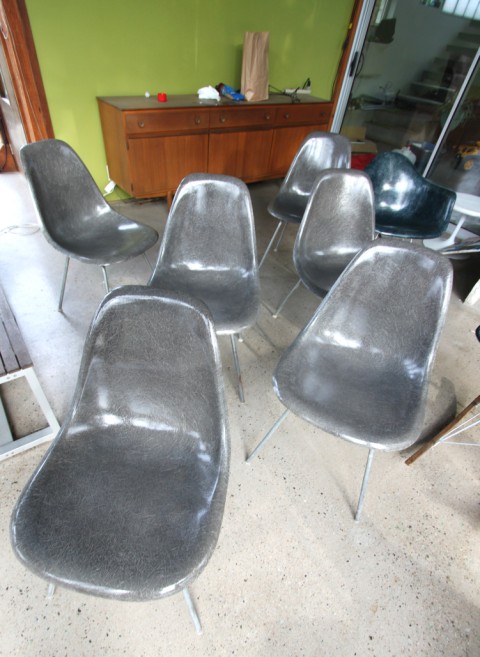 eames shell chair restoration