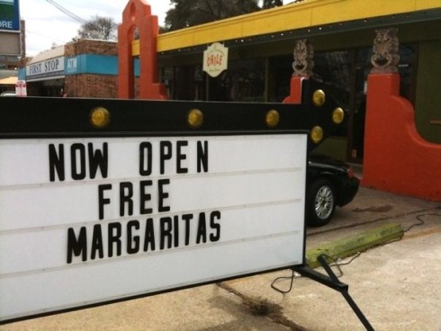 el chile free margaritas