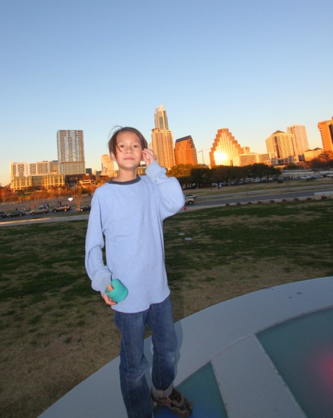 downtown austin at dusk sunset downtown austin at dusk sunset