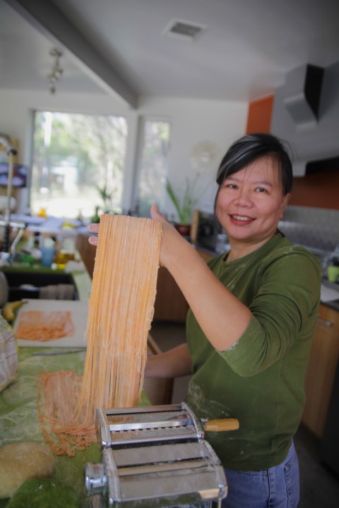 homemade roasted red pepper pasta homemade roasted red pepper pasta