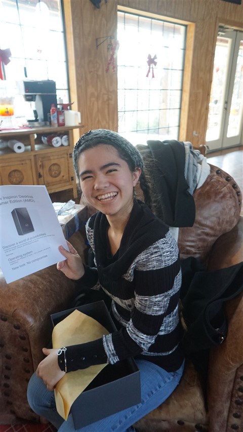 gamer girl got a gamer computer