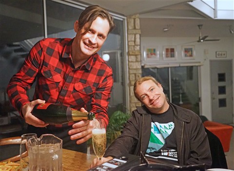 would you care for some champagne sir? piper