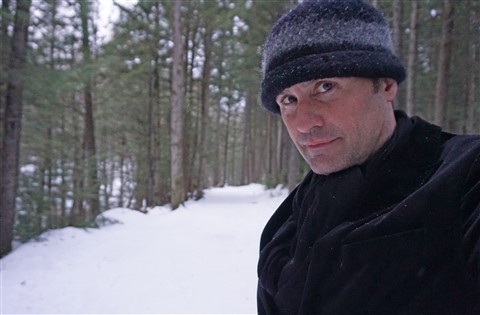 snow shoes on the hardwick trail vt