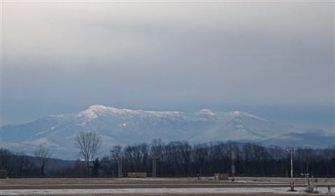 snow capped mountain vt