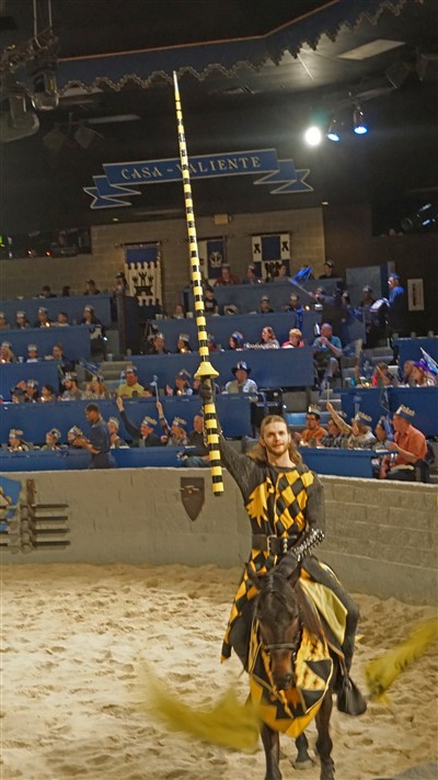 yellow knight medieval times dallas dec 2016