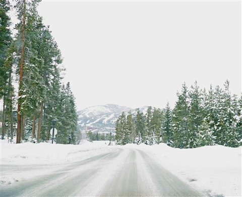 snowy roads in breckenridge colorado jan 2017