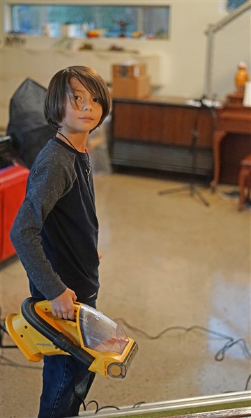 boy gets his own vacuum cleaner eureka