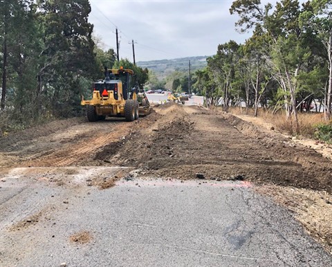 buckeye trail road construction 78746