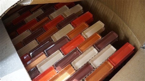 modern glass mosaic tile