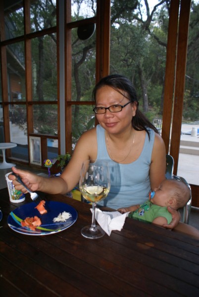 kat and salmon