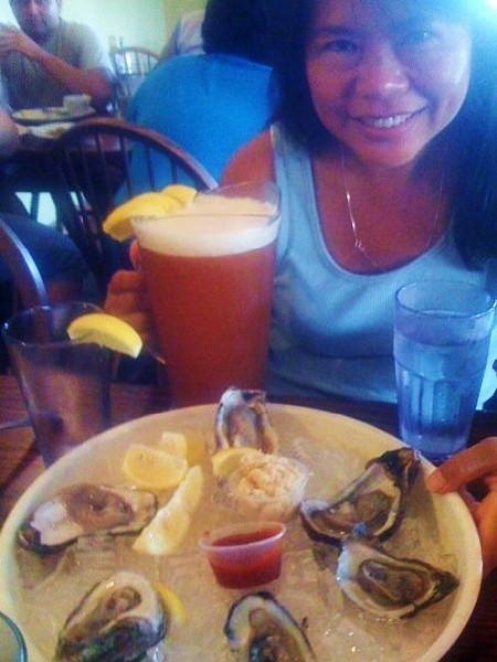 south padre island brewing company oysters