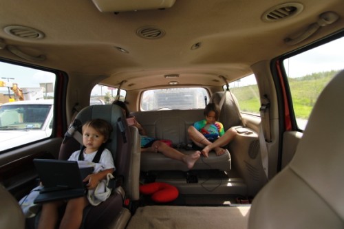 6 hours in the tow vehicle