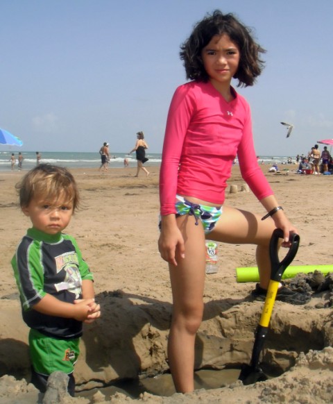 exploratory holes were dug