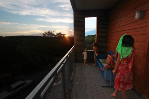 west lake hills sunset