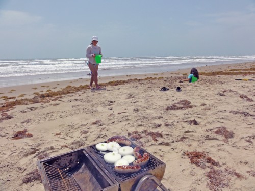 bratwurst on the beach grill bratwurst on the beach grill