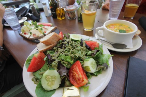 blue dahlia bistro salad mesclun
