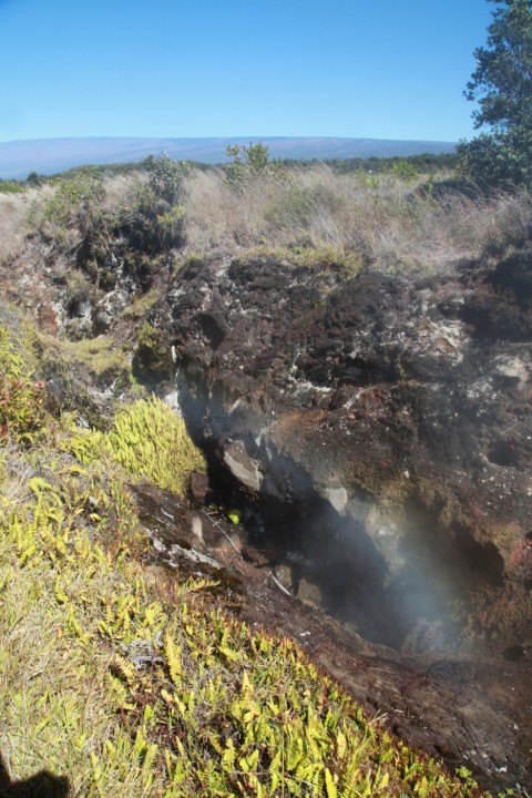 volcano steam vent