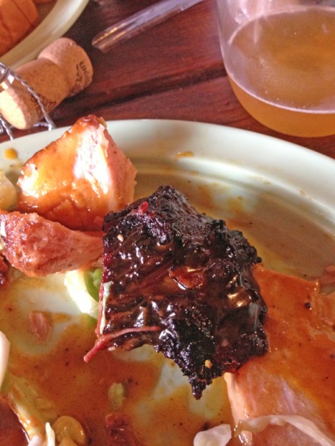 burnt brisket from salt lick driftwood