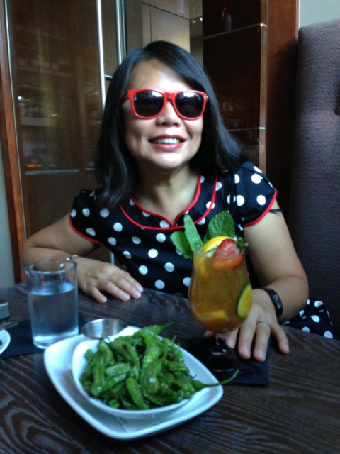 shishito peppers bar congress and a pimm's cup austin