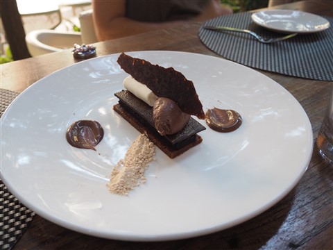 dessert at trace w austin