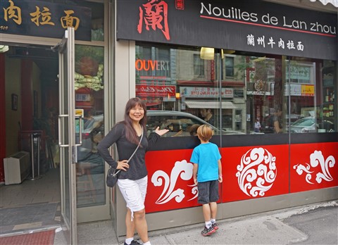 hand stretched noodles in montreal chinatown