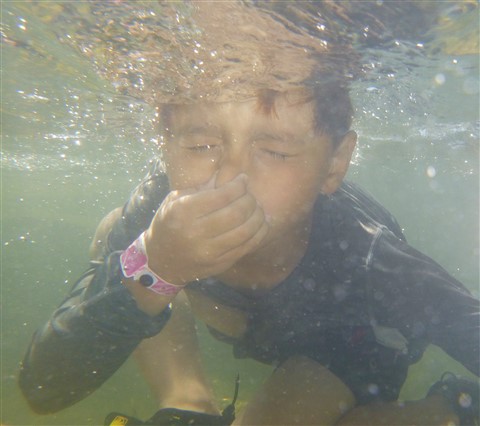 underwater blanco river boy 