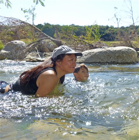 blanco river soak july 2015