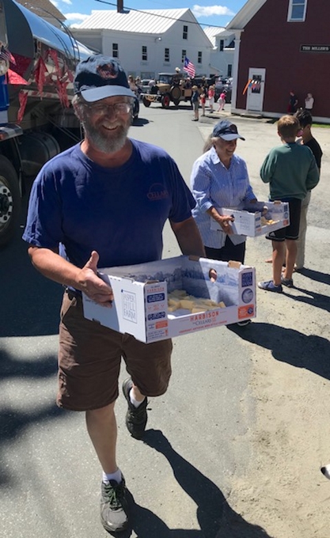 free cheese jasper hill greensboro vermont parade vt 