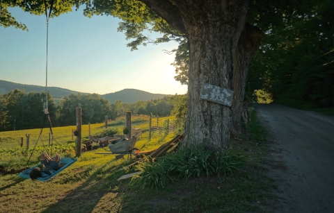 relaxing at the red barn brewery west danville vermont microbrewery vt craft joe's pond