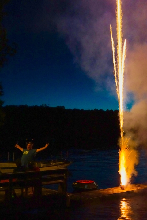 fourth of july joe's pond vt 4th fireworks vermont