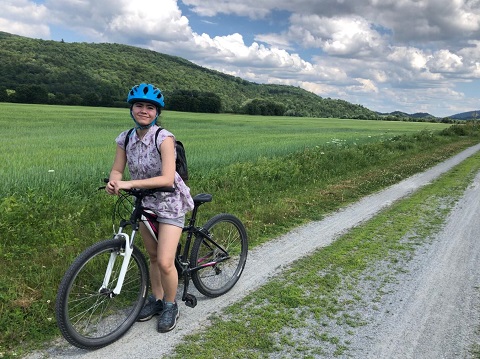lvrt bike trail vermont johnson vt nek summer