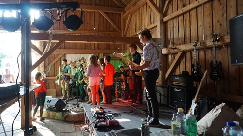 kingdrom allstars band at red barn brewing danville vt
