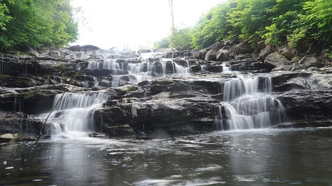 joe's pond joes brook vermont waterfall