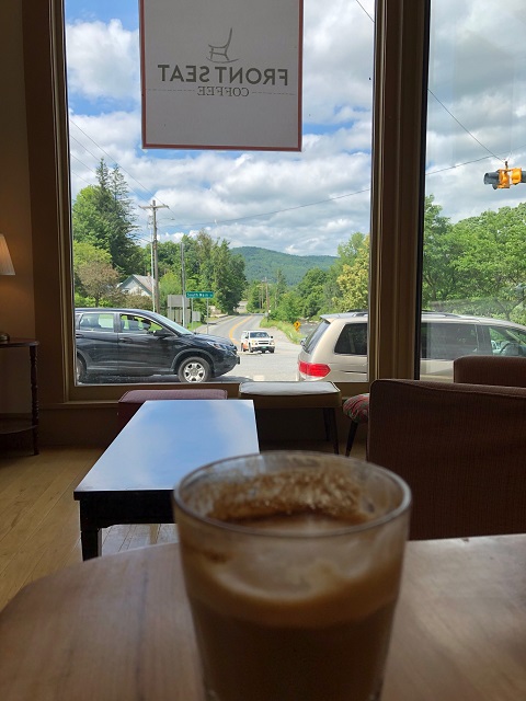 front seat coffee frontseat hardwick vermont vt espresso machine free wifi