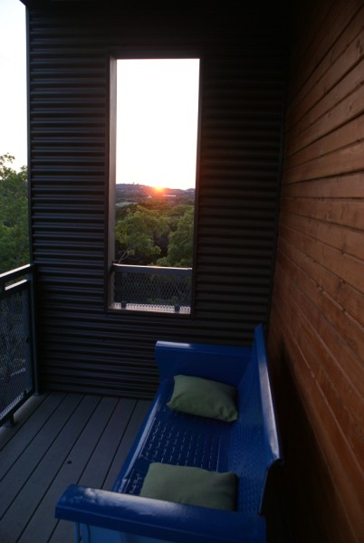 west lake hills sunset