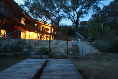 no deer allowed fence west lake hills garden